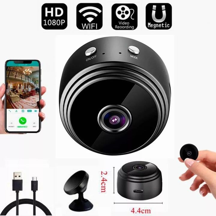 Mini WiFi Camera Smart HD Security | كاميرا واي فاي صغيرة مراقبة ذكية عالية الدقة