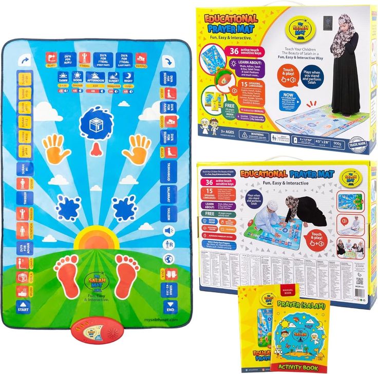Educational Salah Prayer Mat