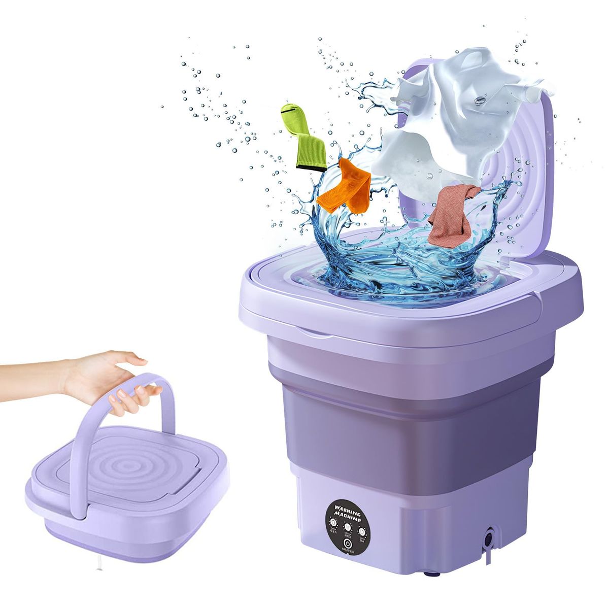 Portable Washing Machine Compact & Powerful | غسالة محمولة صغيرة وقوية